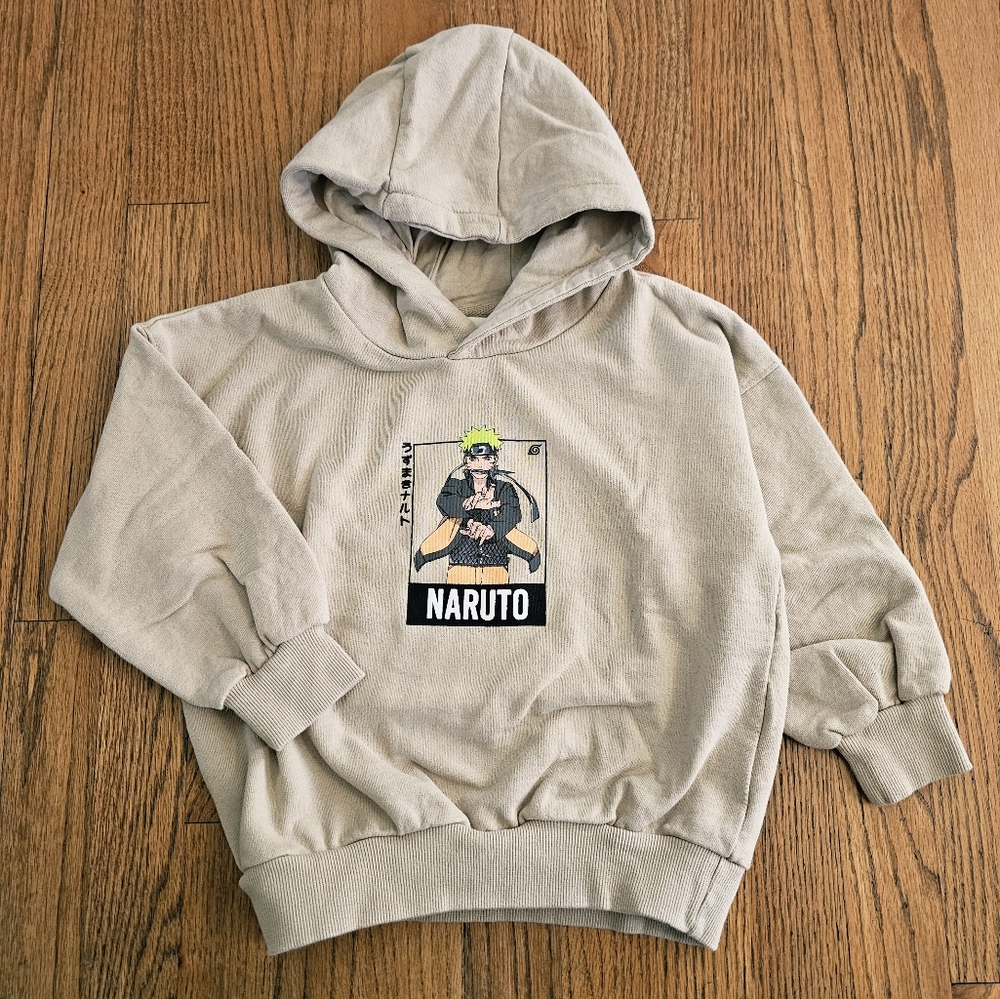 Reserved Naruto Graphic Hoodie Boys Size 6 EU 116cm